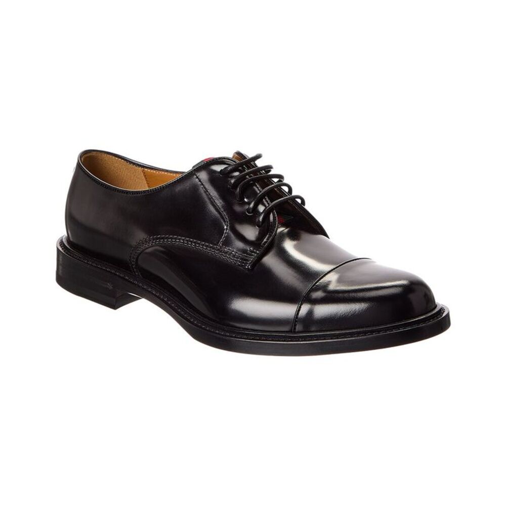 Gucci Leather Oxford, Black - Picture 1 of 5
